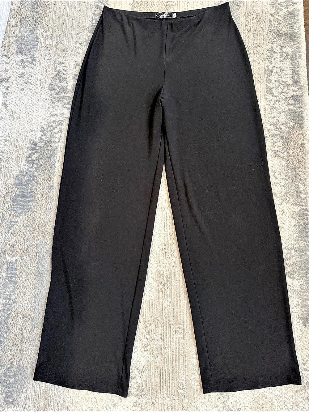 Sympli Wide Leg Pants in Black Size 10 Like New
